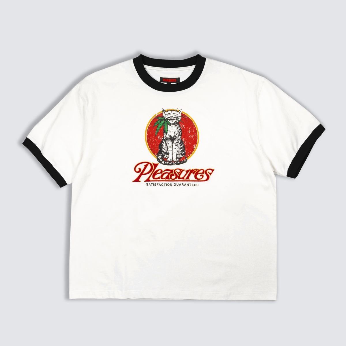 Pleasures Cat Heavyweight Ringer Tee