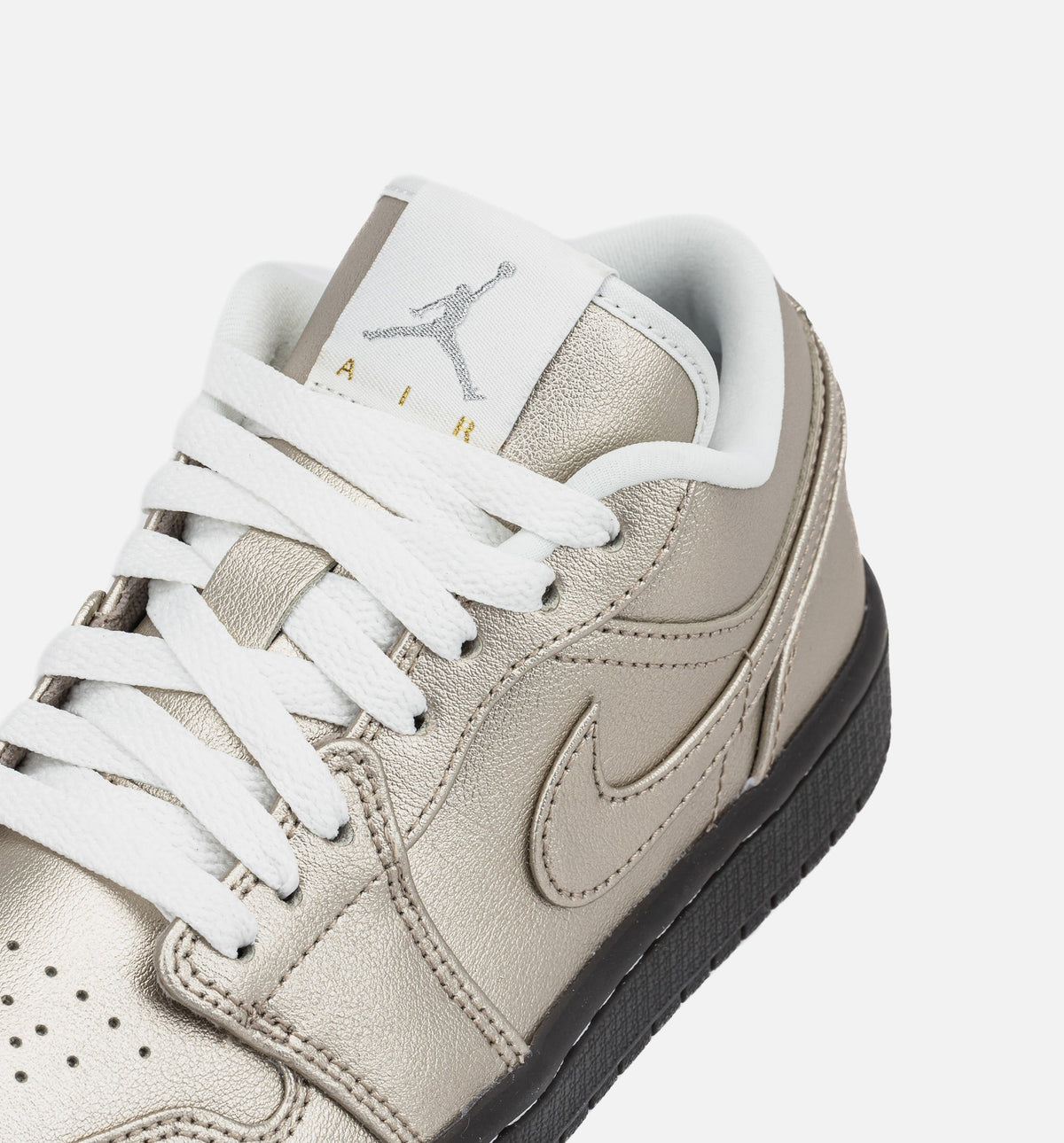 Air Jordan 1 Low SE "Metallic Zinc" Women's Shoe – Metallic Zinc/Summit White/Velvet Brown