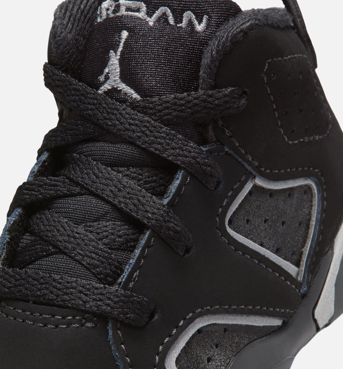 Air Jordan 6 Cap & Gown Infant & Toddler Lifestyle Shoes - Black/Reflective Silver