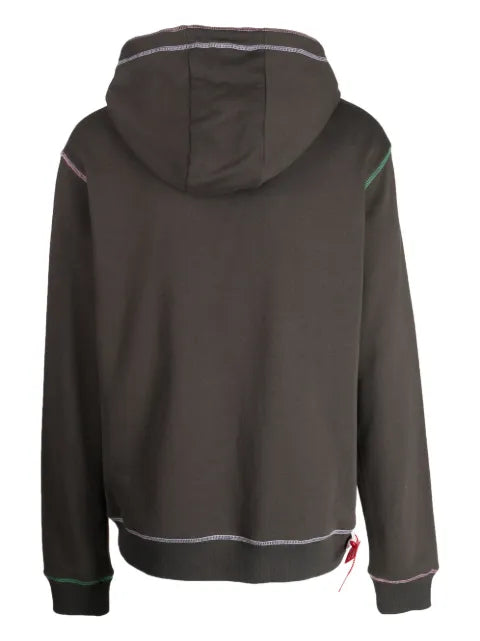 Mostly Heard Rarely Seen 8-Bit bear-print cotton hoodie
