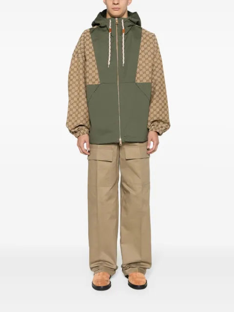 Gucci GG canvas hooded jacket