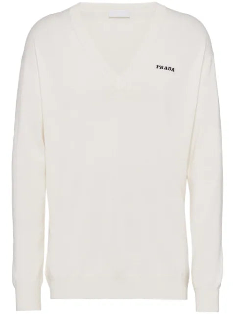 Prada V-neck cashmere jumper