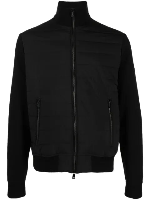 Ralph Lauren Purple Label logo-patch herringbone-pattern jacket