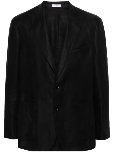 Boglioli interlock-twill suit jacket