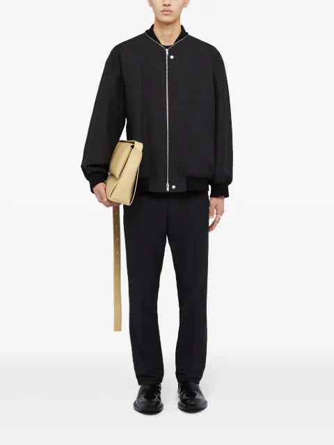 Jil Sander zipped bomber jacket