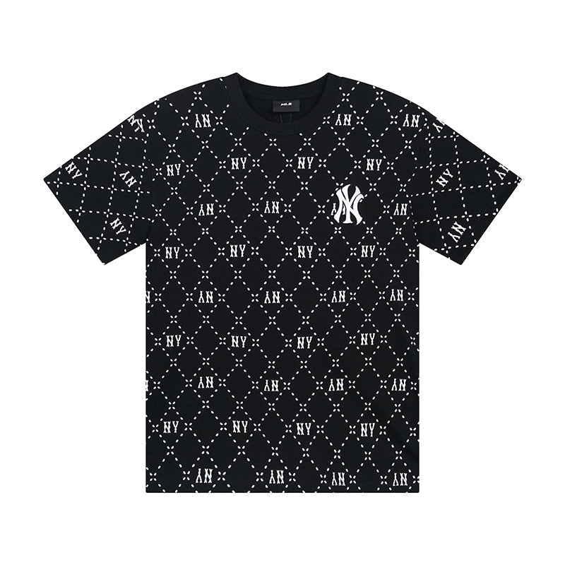 NY Yankees Diamond Monogram All-Over T-Shirt