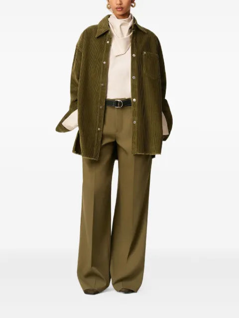 AMI Paris cotton corduroy shirt jacket