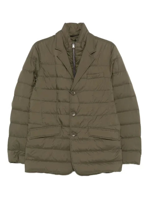 Herno quilted buttoned jacket