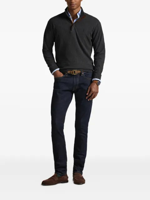 Polo Ralph Lauren herringbone half-zip sweatshirt