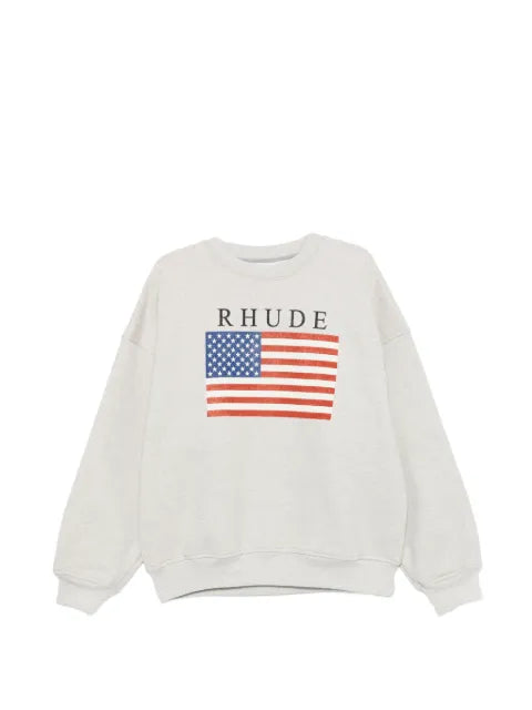 RHUDE Sweatshirt with flag print