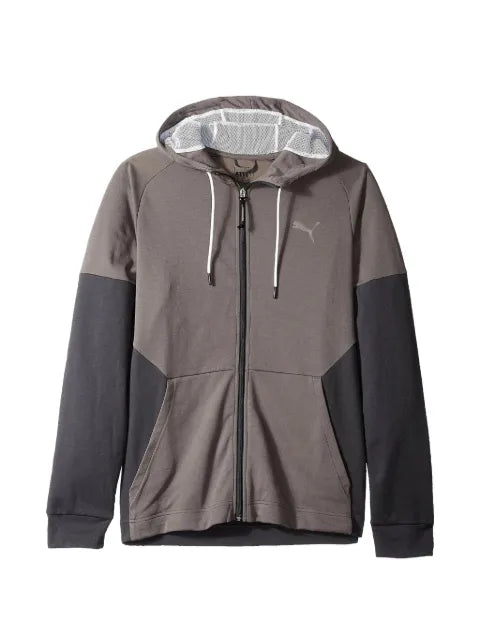 PUMA two-tone long-sleeve hoodie