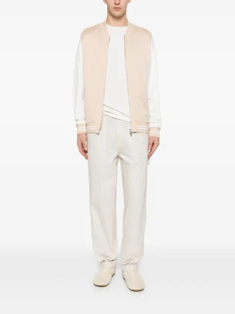 Eleventy zip-up bomber jacket