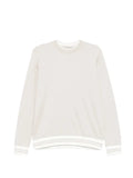 Eleventy striped-trim sweatshirt