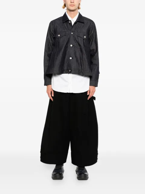 Black Comme Des Garçons loose-fit denim jacket
