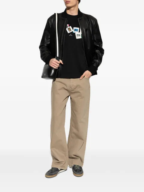 Paul Smith lambskin bomber jacket