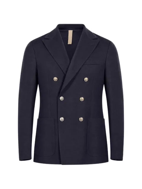 Eleventy double-breasted peak-lapel jacket