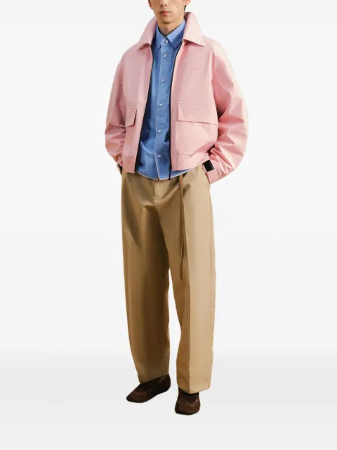 CROQUIS relaxed-fit zip-up jacket