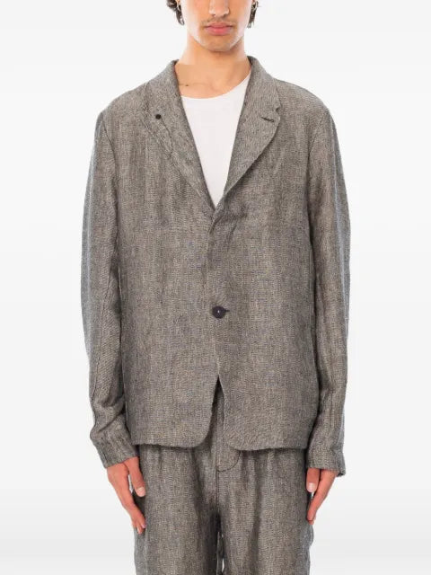 Transit two-tone linen blazer