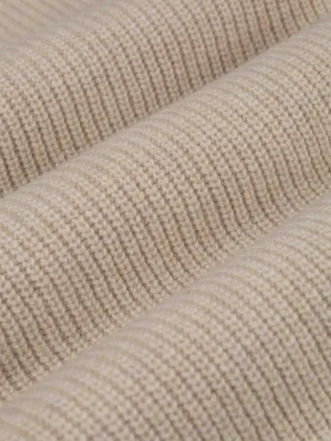 Gran Sasso ribbed-knit polo-collar jumper