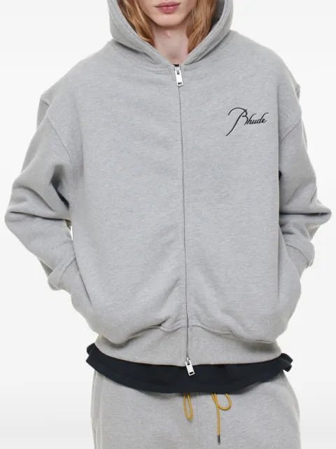 RHUDE Classique front-zip hoodie