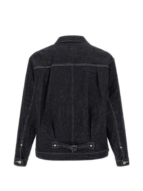 Comme des Garçons Homme pleated-detail denim jacket