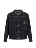 Comme des Garçons Homme pleated-detail denim jacket