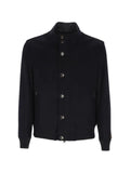 ON THE BUND button-up bomber jacket