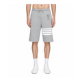 Thom Browne Style Unisex Casual Sweatpants with Signature Four-Bar Detail