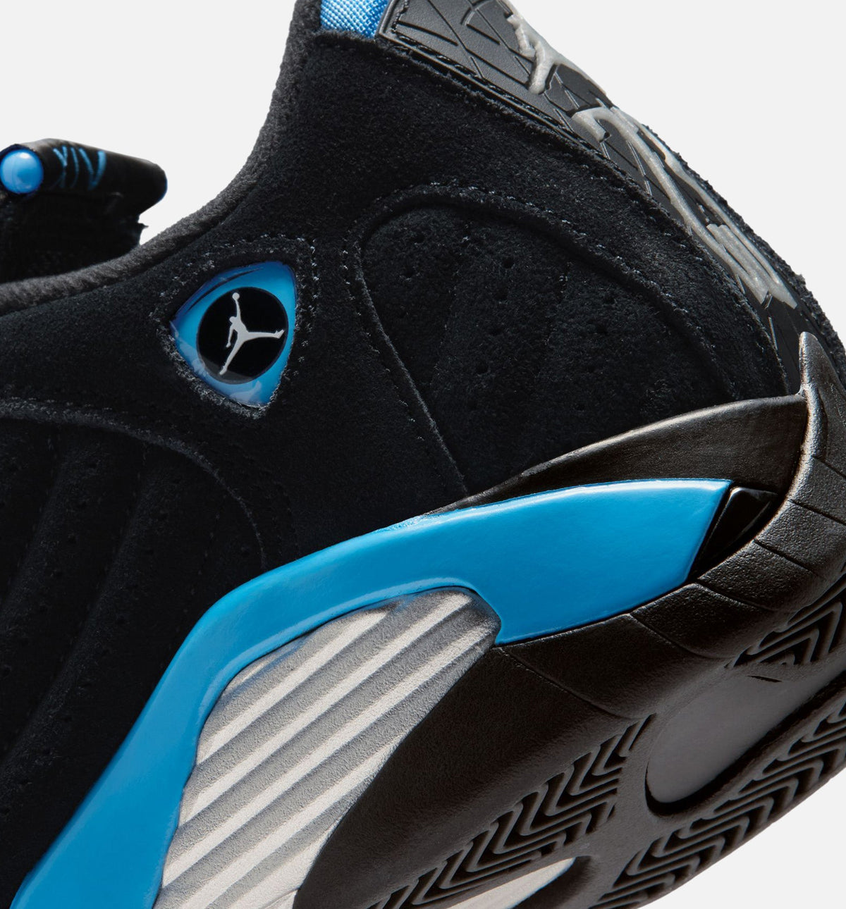 Air Jordan 14 Retro Black University Blue – Grade School Lifestyle Shoe in Black/White/University Blue