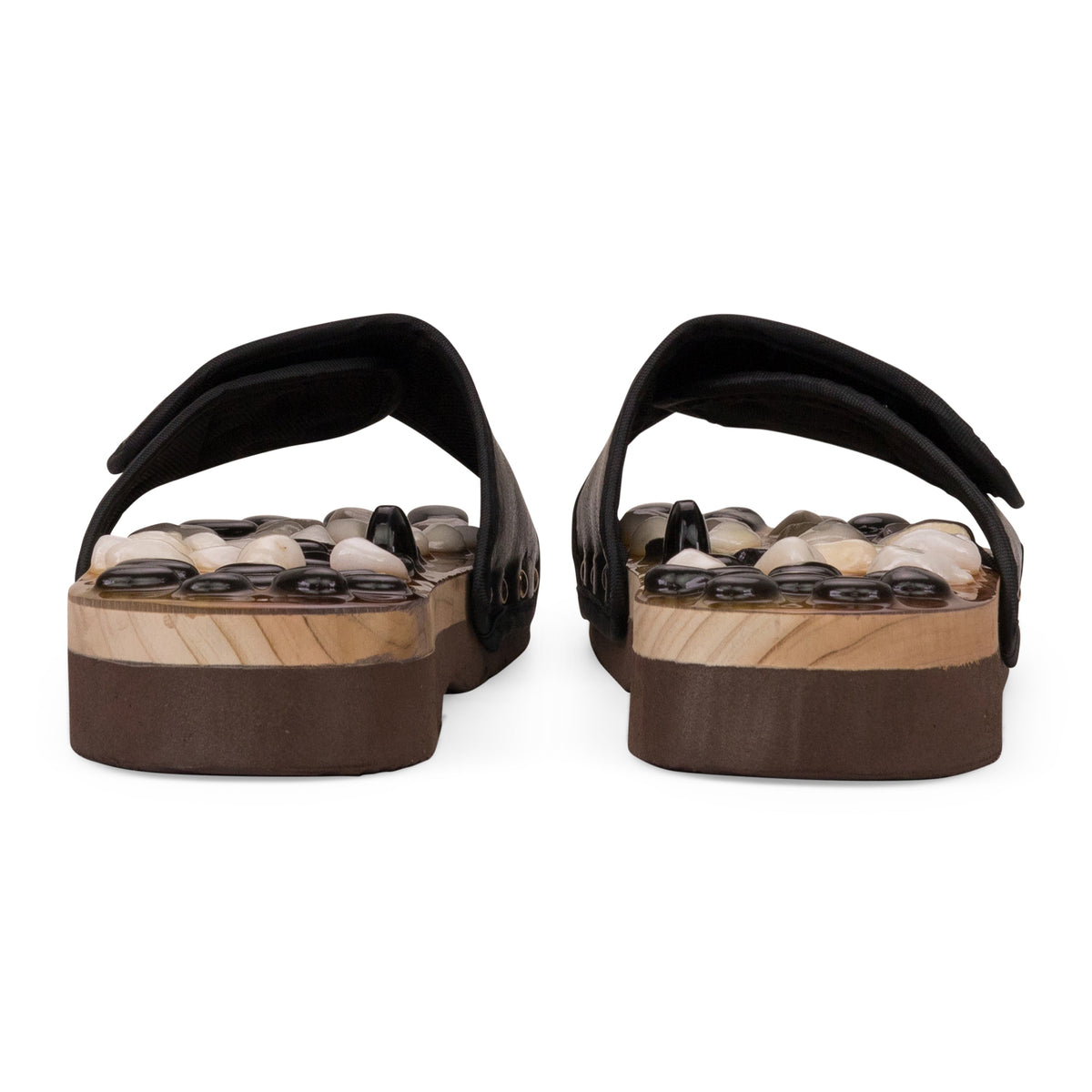 Black Massage Sandals