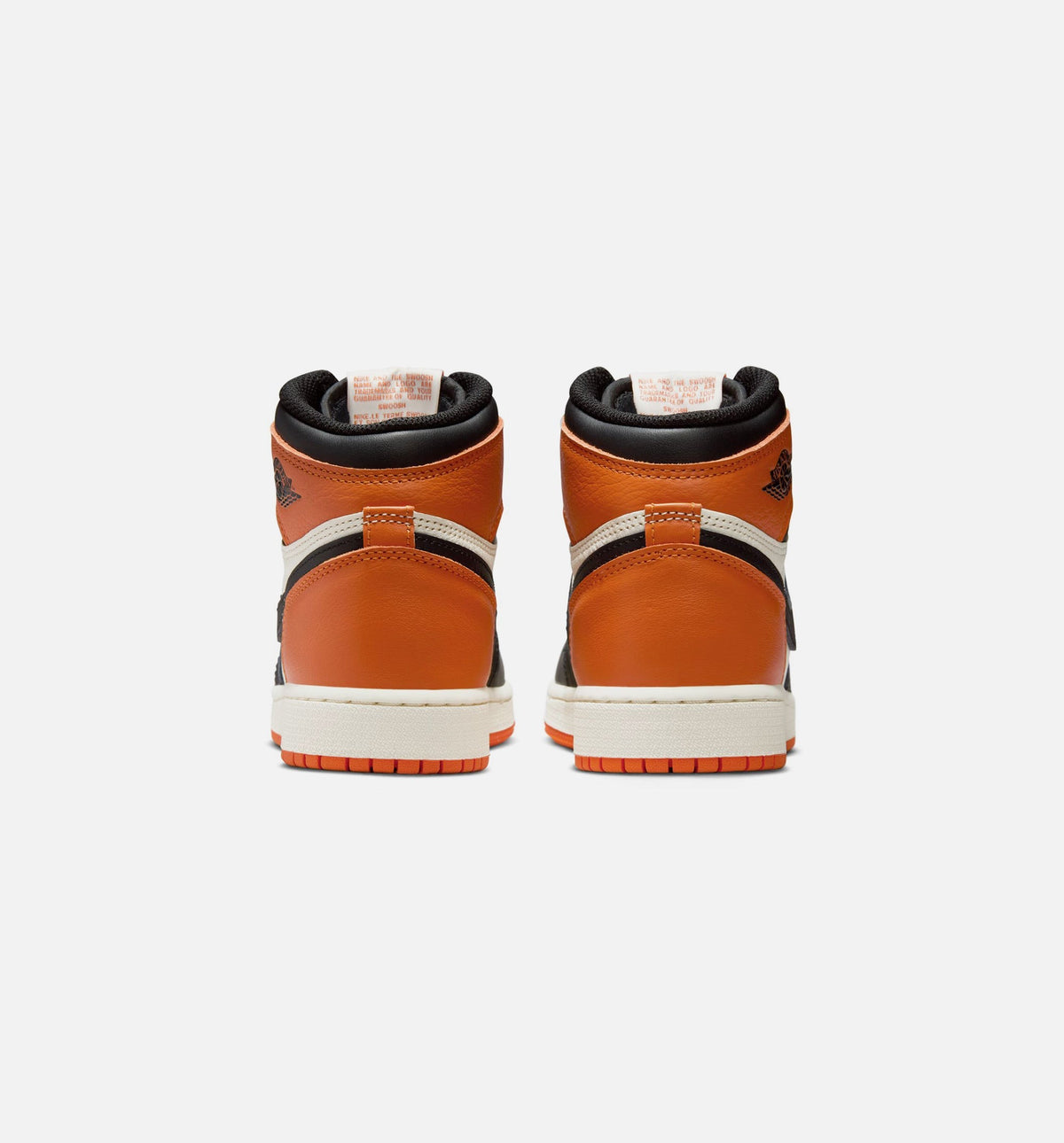 Air Jordan 1 Retro High OG Shattered Backboard Grade School Lifestyle Shoe – Black/Sail/Starfish