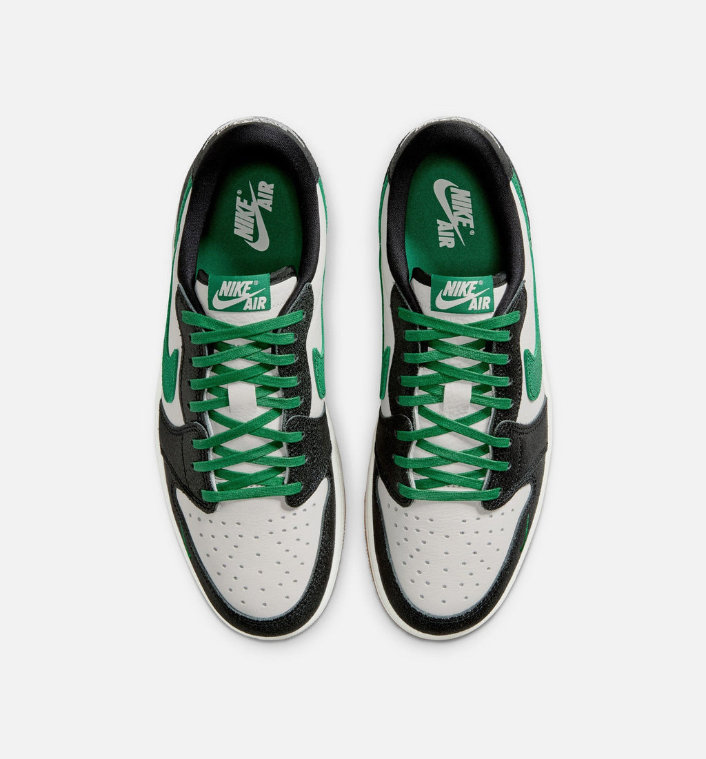Air Jordan 1 Retro Low OG Phantom And Pine Green Men's Sneakers - Phantom / Pine Green / Black