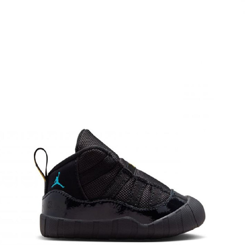 Jordan 11 Crib Bootie Black/Gamma Blue-Varsity Maize (CI6165 047)