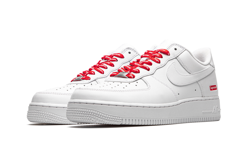 Nike Air Force 1 Low Supreme "Mini Box Logo" White