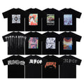 Purple Brand Multi‑Graphic Ink Wash Print Oversized Tee Multi‑Style
