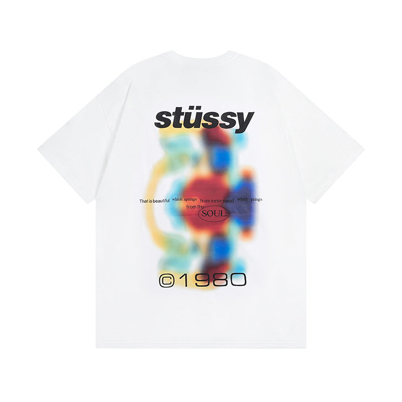 Stussy T Shirts Casual Loose Couple T Shirts
