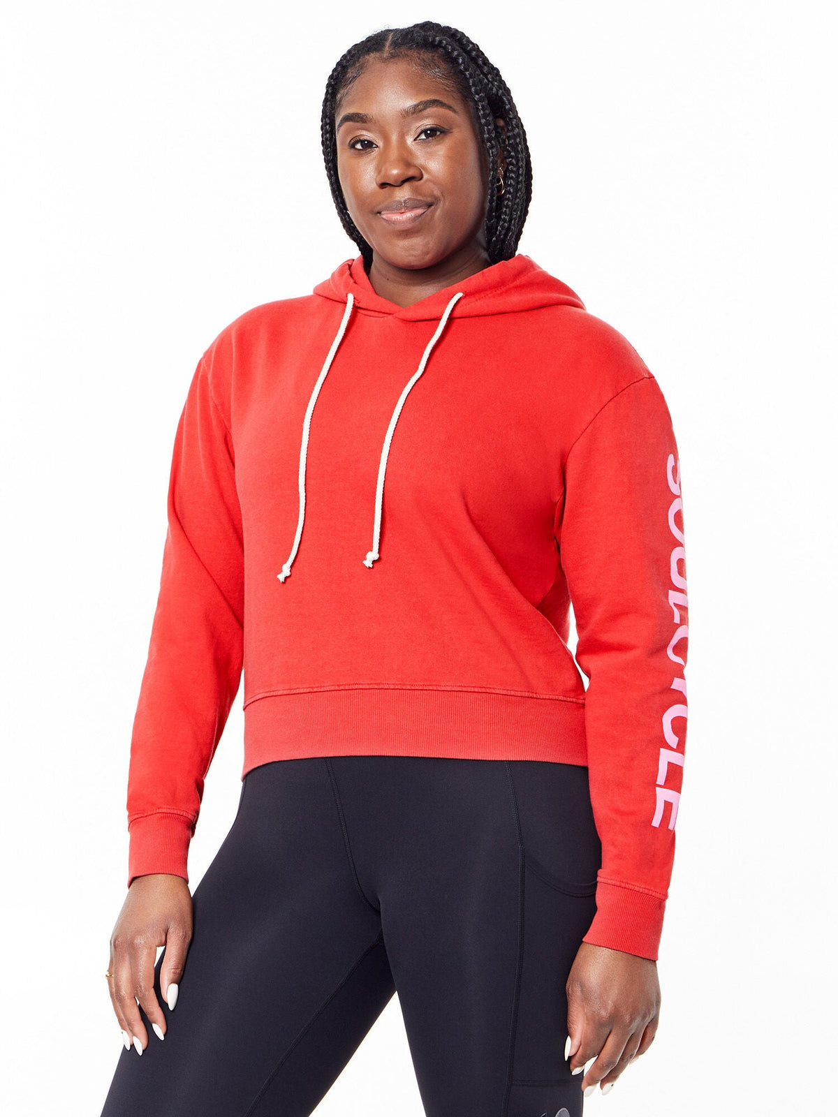 HOODED LAURA CROP VDAY