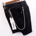 Purple Brand Chain Detail Denim Shorts