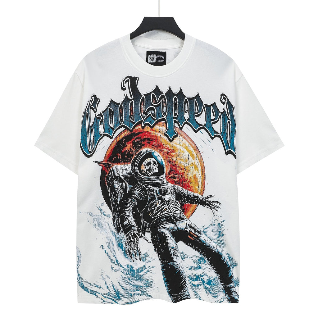 Godspeed Space Tour Astronaut Graphic T-Shirt