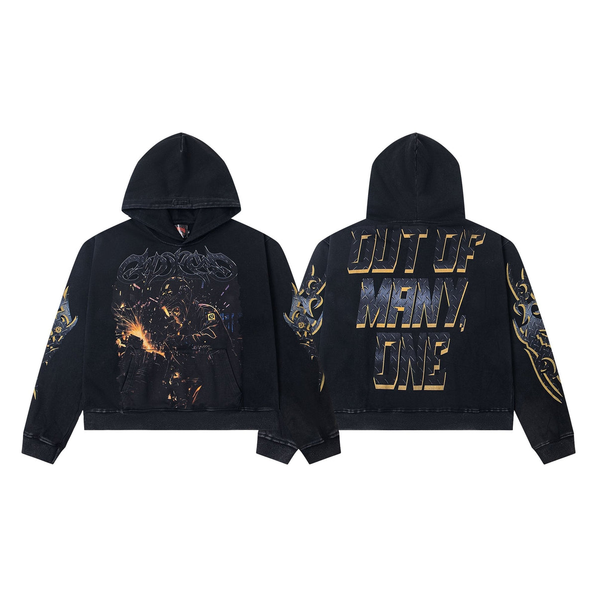 Godspeed Out of Many One Graphic Hoodie