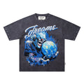 BKYS Revival Rhinestone Portrait Graphic T-Shirt