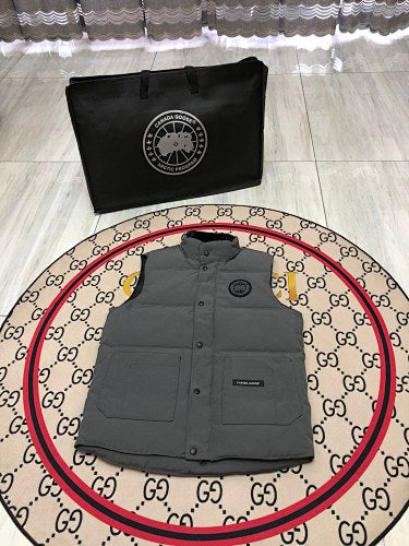 Canada Goose Gray Freestyle Crew Down Vest