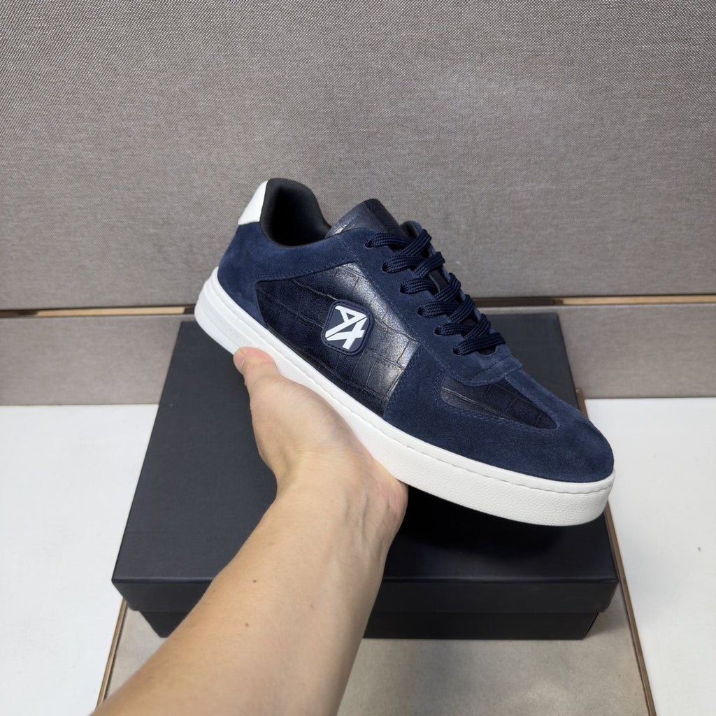 Armani Exchange Men's Paneled Low-Top Sneakers